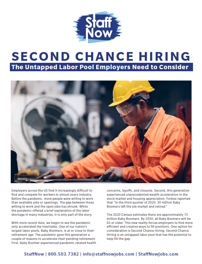 Employment Opportunities ⋆ Second Chance