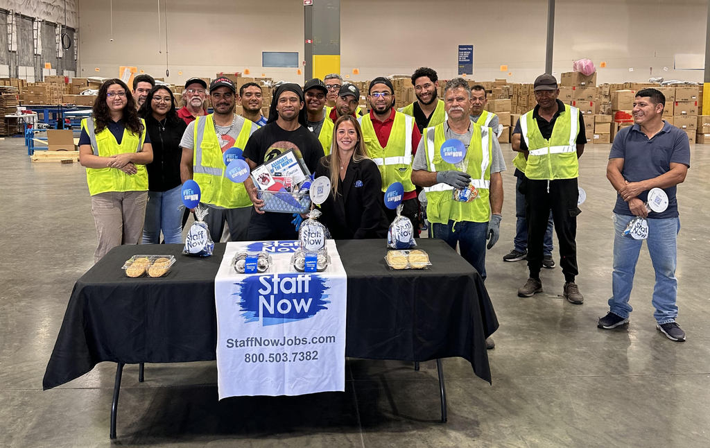 StaffNow workforce recognition and engagement in a warehouse facility